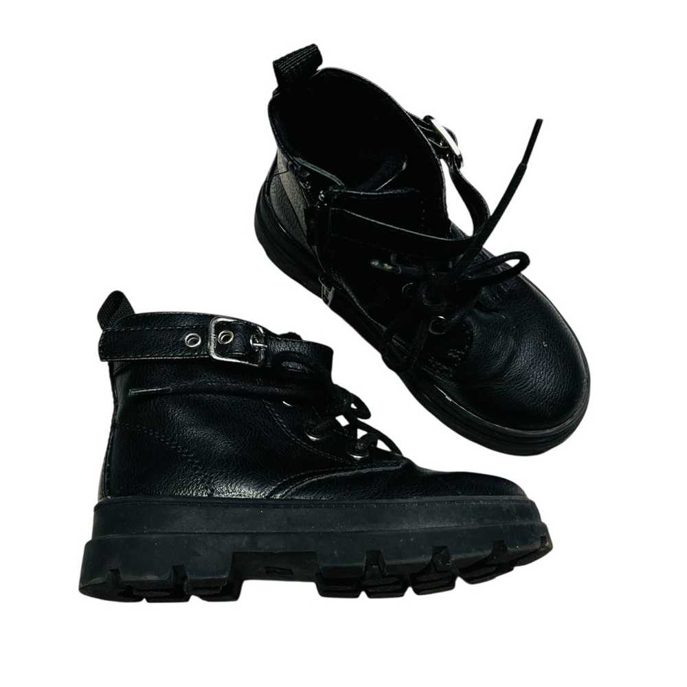 H&M Black Kids Boots with Buckle